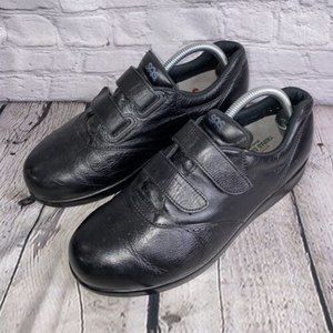 SAS Black Leather Strap Shoes Size 10 Wide Men's Shoes EUC
